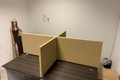 Возведение звукоизоляционных перегородок в офисе open space.